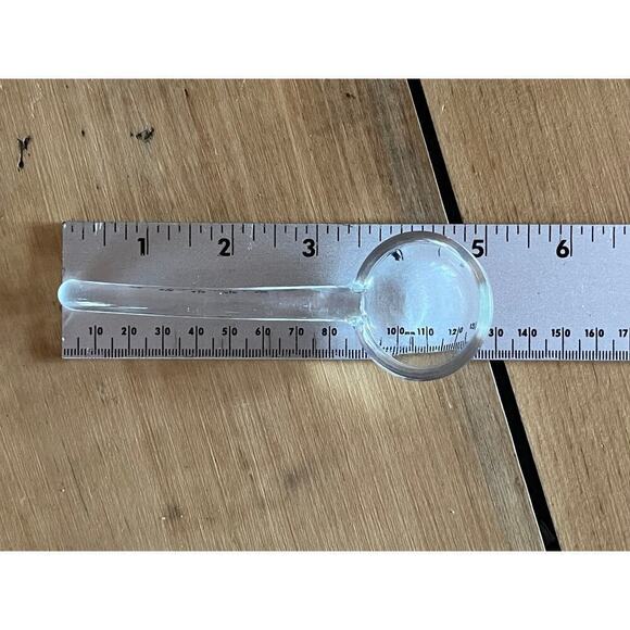 Vintage Imperial Glass Crochet/Lace Condiment 3 Piece Set. Mayo.Plate Bowl Spoon - Picture 9 of 10